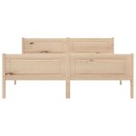 vidaXL Cadre de lit sans matelas bois massif de pin 160x200 cm