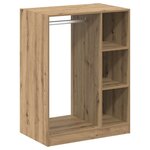 vidaXL Armoire avec étagère Chêne artisanal 77 x 48 x 102 cm