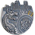 Pièce de monnaie en Argent 5000 Francs g 155.5 (5 oz) Millésime 2024 World Famous Bridges TOWER BRIDGE