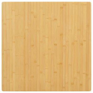 vidaXL Dessus de table 90x90x1 5 cm bambou