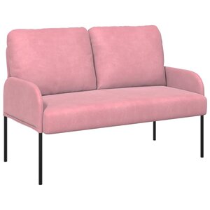 vidaXL Canapés avec coussin 110cm Rose Contreplaqué