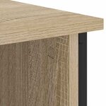 vidaXL Cabinet de chevet 2 Pièces Chêne sonoma 38 x 31 x 61 cm