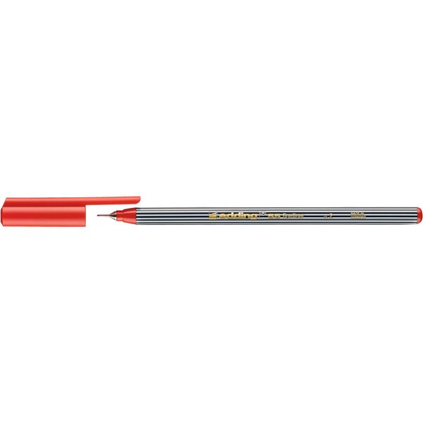 Feutre Fin 55 Rouge Pointe 0 3 mm EDDING
