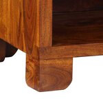 vidaXL Guéridon téléphone Marron 40 x 35 x 75 cm Bois d'acacia massif
