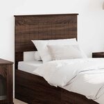 vidaXL Tête de lit avec tête de lit Chêne brun 75 cm Bois d'ingénierie