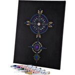 Boîte de 5 marqueurs permanents acrylique E-5100 EDDING métal assortis