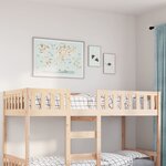 vidaXL Lit pour enfants sans matelas 75x190 cm bois de pin massif
