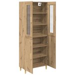 vidaXL Haut Armoire Chêne artisanal 69 5 x 34 x 180 cm
