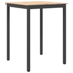 vidaXL Table de bar Naturel 110 x 55 x 105 cm Bois de pin massif