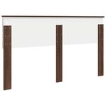 vidaXL Tête de lit Chêne brun 160 cm Bois d'ingénierie