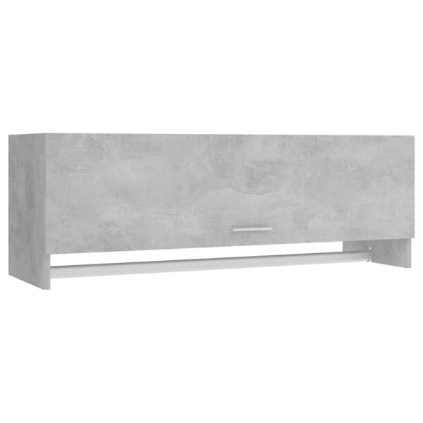 vidaXL Garde-robe gris béton 100x32 5x35 cm bois d'ingénierie