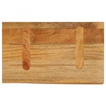 vidaXL Dessus de table à bord vivant 60x30x2 5 cm bois massif manguier