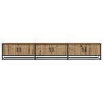 vidaXL Meuble TV chêne artisanal 240 x 35 x 41 cm Bois d'ingénierie