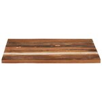 vidaXL Dessus de table carré 70x70 cm 25-27 mm Bois de récupération