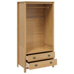 vidaXL Armoire HILL Marron miel 84 x 50 x 170 cm Pin massif