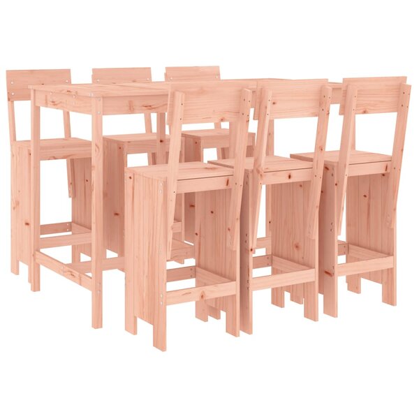 vidaXL Ensemble de bar de jardin 7 Pièces bois massif douglas