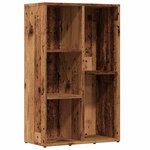 vidaXL Bibliothèque vieux bois 50x25x80 cm bois d'ingénierie