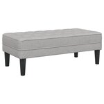vidaXL Ensemble de canapés 2 pièces avec coussins en tissu gris nuage