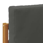 vidaXL Sofa de milieu extérieur Bois d'Acacia Massif Naturel