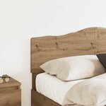 vidaXL Tête de lit Chêne artisanal 120 cm Bois d'ingénierie