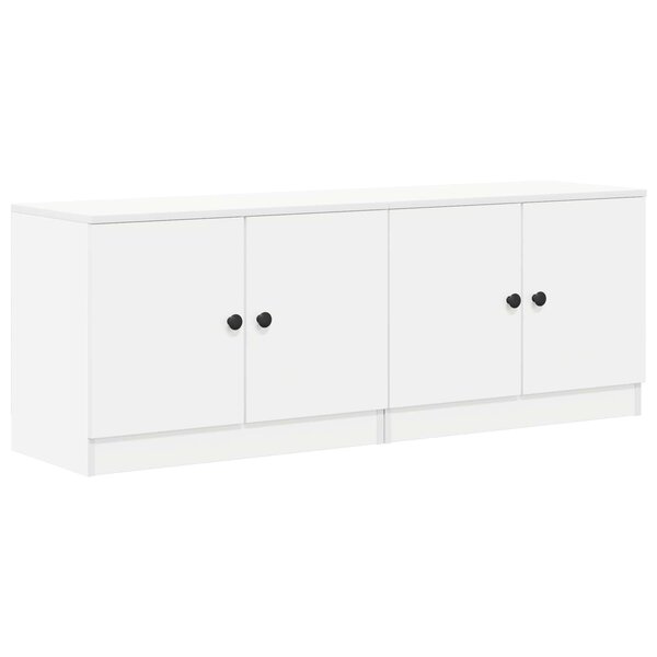 vidaXL Armoire de rangement pour lit mezzanine 2 pc Blanc