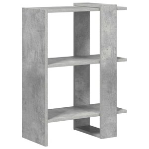 vidaXL Étagère Gris béton 52 x 25 x 71 5 cm Bois d'ingénierie