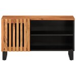 vidaXL Meuble TV 80x34x46 cm bois d'acacia massif