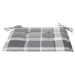 vidaXL Chaises pliables de jardin avec coussins lot de 4 Teck solide