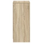 vidaXL Armoire de salle de bain Chêne Sonoma 35 x 36 5 x 85 cm