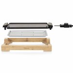 Tristar Plancha électrique 2000 W 37x25 cm Bambou