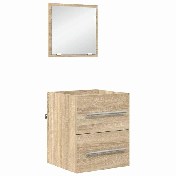 vidaXL Cabinet de salle de bain 41 x 38.5 x 48 cm Bois d'ingénierie
