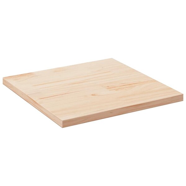 vidaXL Plateau de table 80x80x2 5 cm Bois massif Pin Carré