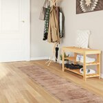 vidaXL Coureur de Tapis MARSA Blanc 50 x 250 cm Polyester et PVC