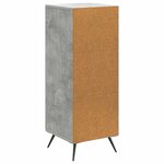 vidaXL Buffet Gris béton 33 x 34 5 x 90 cm Bois d'ingénierie