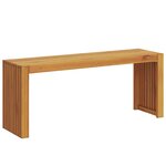 vidaXL Banc de jardin Marron 110 x 30 x 45 cm Bois de teck solide