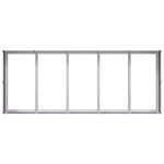 vidaXL Jardinière 200x80x40 cm acier galvanisé