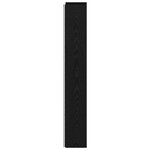 vidaXL Cabinet de Tête de Lit Chêne noir Bois d'ingénierie