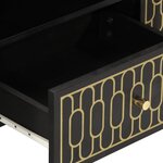 vidaXL Meuble TV 105x33x46 cm Bois massif de manguier