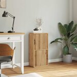 vidaXL Armoire latérale ODDA 40x24x79 cm bois massif pin