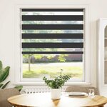 vidaXL Store zèbre noir 100x100 cm largeur du tissu 95 9 cm polyester
