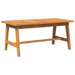 vidaXL Table basse Marron Bois d'acacia massif