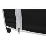 vidaXL Garde-robe pliable Noir 110 x 45 x 175 cm