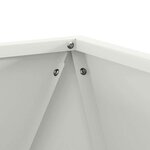 vidaXL Jardinière 2 Pièces Blanc 50 x 50 x 50 cm Acier