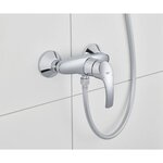 GROHE Mitigeur douche mural Eurosmart 32172002 - Limiteur de température - Clapet anti-retour - Chrome