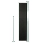 vidaXL Auvent latéral rétractable 140 x 300 cm Noir