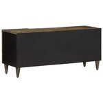 vidaXL Meuble TV gris clair 105x33 5x46 cm bois massif de manguier