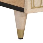 vidaXL Table basse 100x54x40 cm bois de manguier massif
