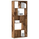 vidaXL Bibliothèque vieux bois 67x24x161 cm bois d'ingénierie