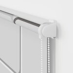 vidaXL Store enrouleur de douche avec cassette largeur du tissu 86 cm