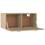 vidaXL Armoire murale chêne sonoma 80x36 5x35 cm bois d'ingénierie
